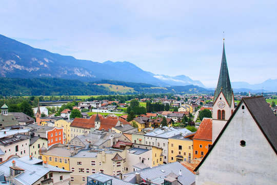 Cityscape of the historical city "Rattenberg" - Tyrol, Austria