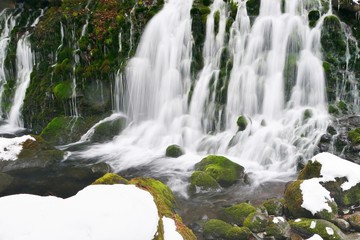 Obraz premium 《元滝伏流水》秋田県にかほ市