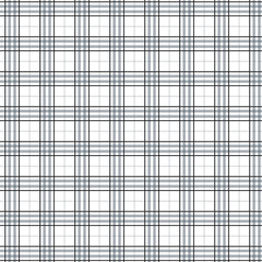 Tartan seamless black and white pattern.Texture for plaid, tablecloths, clothes, shirts, dresses, paper, bedding, blankets, quilts and other textile products. Vector illustration EPS 10