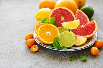 citrus fresh fruits