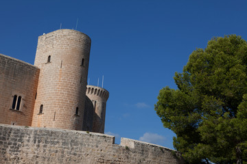 Fototapeta na wymiar Palma de Mallorca Spain castell de belver