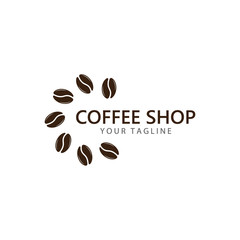 vector coffee logo template vector icon illustration design 