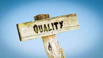 Street Sign to Quality