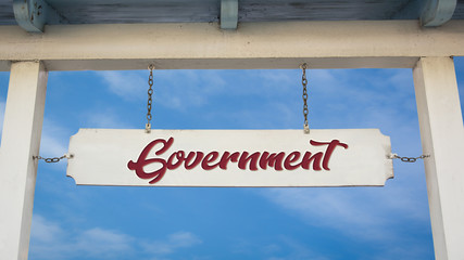 Street Sign to Government