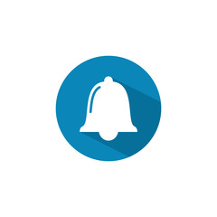 Vector Alarm bell logo icon template vector illustration design 