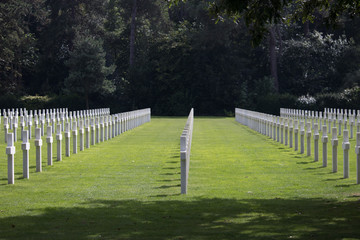 Fototapeta na wymiar American Cemetery and Memorial, Normandy, France