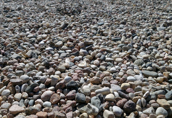 Pile of small gravel stones.