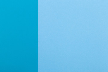 Paper blue empty background, geometrically located. Color blank for presentations, copy space.