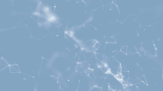 Beautiful blue background for presentations, speeches and large screens. Abstract space spin effect.