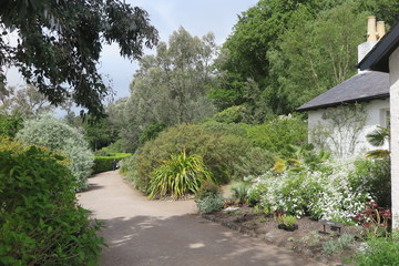Fototapeta na wymiar Inverewe Garden in Poolewe, Schottland