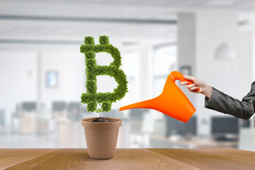 Making the income grow. MIxed media