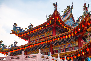 Naklejka premium Chinese temple in Malaysia