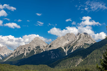 mountain scenery and panoramic view from the Rest Area 