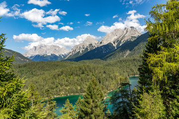 mountain scenery and panoramic view from the Rest Area 
