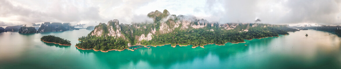Naklejka premium Khao Sok national park views in Thailand