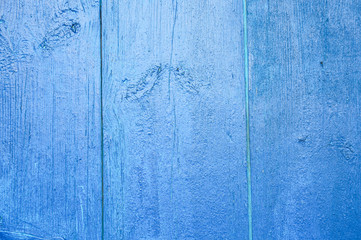 Fototapeta na wymiar Blue painted wooden texture. Vintage background.