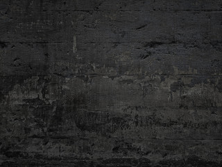 Fototapeta na wymiar Black and white loft atmospheric concrete wall texture