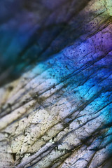Macro detail labradorite
