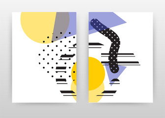 Yellow design for annual report, brochure, flyer, poster. Abstract white background vector illustration for flyer, leaflet, poster. Business abstract A4 brochure template.