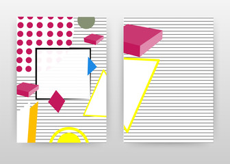 Red yellow lined design for annual report, brochure, flyer, poster. Red yellow lined background vector illustration for flyer, leaflet, poster. Business abstract A4 brochure template.