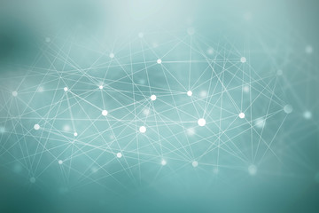 2d illustration Abstract futuristic electronic circuit technology background