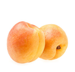 Apricot isolated on a white background
