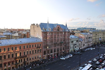 Historical roofs of the city