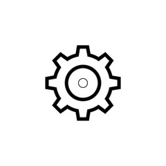 Settings icon Cog vector isolated on background. Trendy sweet symbol. Pixel perfect. illustration EPS 10. - Vector