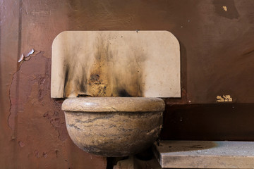 Urban exploration in an abandoned church