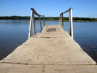 pier on the lake