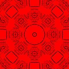 Obraz premium Geometric and abstract background texture design, futuristic background pattern, colorful kaleidoscope background and islamic ottoman art