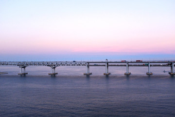 Fototapeta premium Gwangan Bridge (Diamond Bridge) in Busan, South Korea