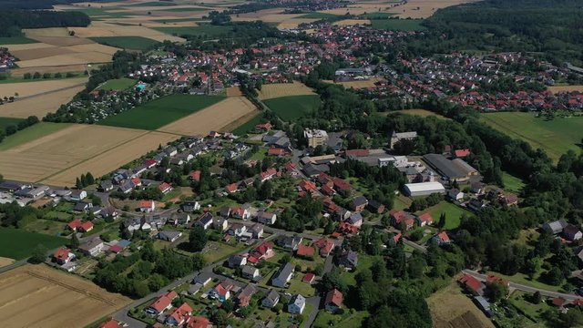 Frielendorf in Hessen aus der Luft