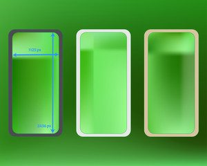 Mesh, lime colored phone backgrounds kit.