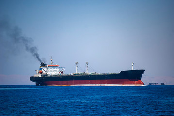 The oil tanker 
