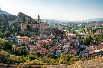 Fototapeta premium narikala burg in tiflis