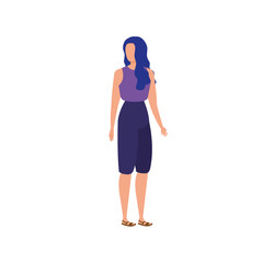 Fototapeta premium beautiful and young woman character