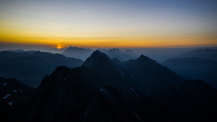 Sonnenaufgang Lechtaler Alpen