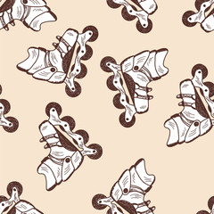 School Roller Scate Seamless