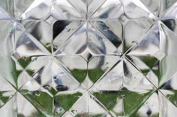 Full background of glass brick
