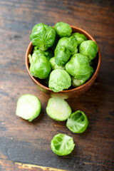 brussels sprouts in a plate