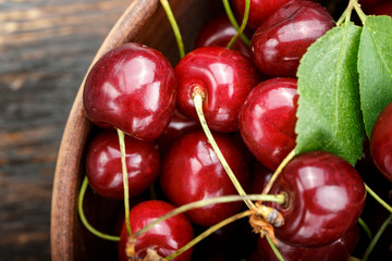 sweet cherriesclose up