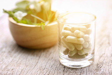 Herbal medicine supplement for god healthy living lifestyle 