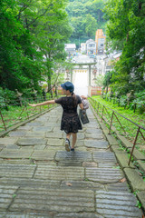 Fototapeta premium 松島の寺の庭園