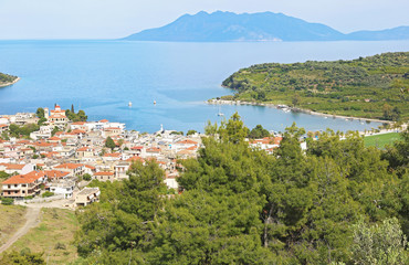 scenery of Epidaurus town Argolis Greece