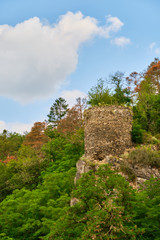 Castle ruins Zboreny Kostelec