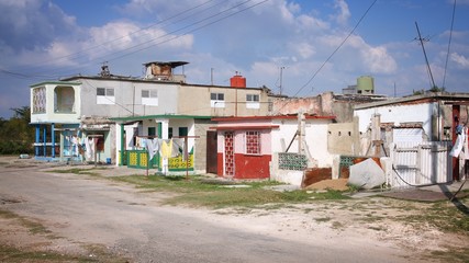 Fototapeta na wymiar Cuba countryside - poverty view