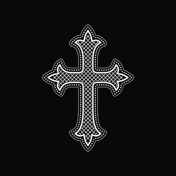 Fleury Cross Vector Symbol