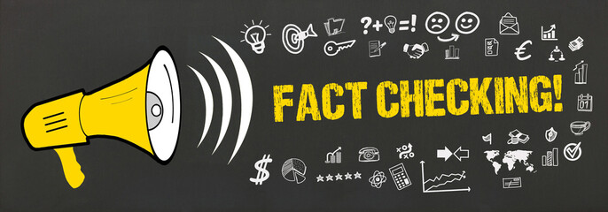 Fact checking! - obrazy, fototapety, plakaty