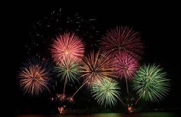 Fototapeta premium Feu d'artifice de Nice 